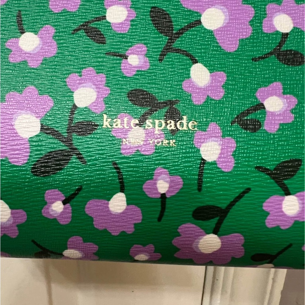 Kate Spade Floral Green Tote Bag - Picture 3 of 6